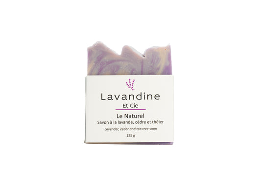 Le Naturel - Lavender, cedar and tea tree soap